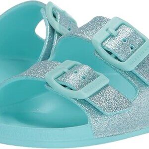 Skechers size 2 girls Foamies Cali Blast - Summer Sparkles Slide Sandal